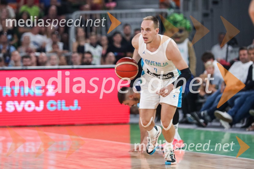 Pripravljalna košarkarska tekma Slovenija - Srbija