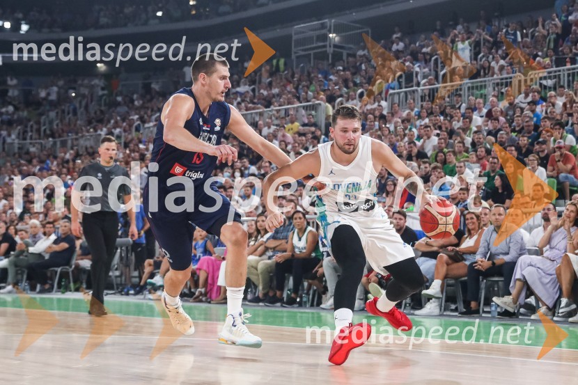  Luka  Dončić, košarkarPripravljalna košarkarska tekma Slovenija - Srbija