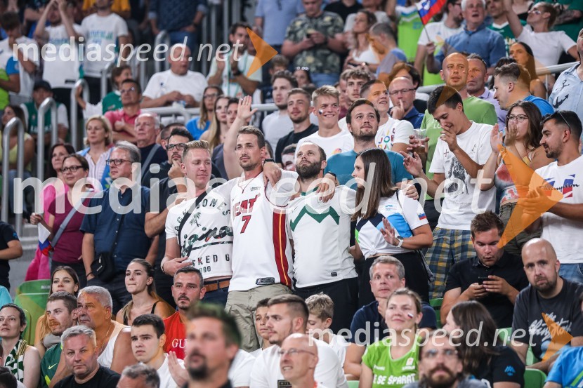 Pripravljalna košarkarska tekma Slovenija - Srbija