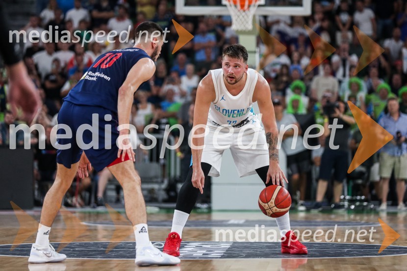  Luka  Dončić, košarkarPripravljalna košarkarska tekma Slovenija - Srbija