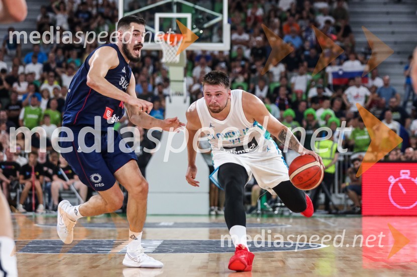  Luka  Dončić, košarkarPripravljalna košarkarska tekma Slovenija - Srbija