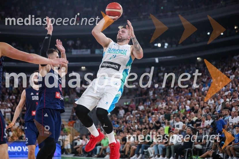  Luka  Dončić, košarkarPripravljalna košarkarska tekma Slovenija - Srbija