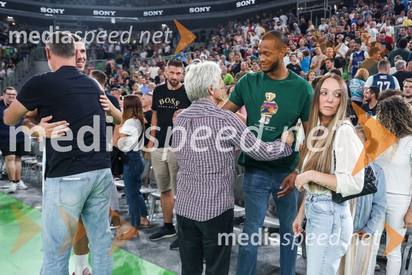  Anthony Randolph, košarkar;  Miljan Grbović, nekdanji kondicijski trener slovenske reprezentancePripravljalna košarkarska tekma Slovenija - Srbija