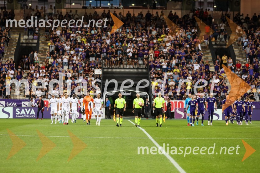 Nogometna tekma NK Maribor : CFR Cluj