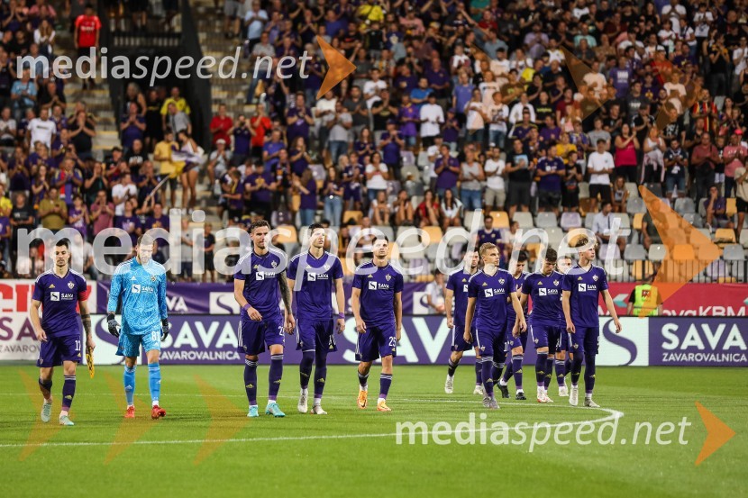 Nogometna tekma NK Maribor : CFR Cluj