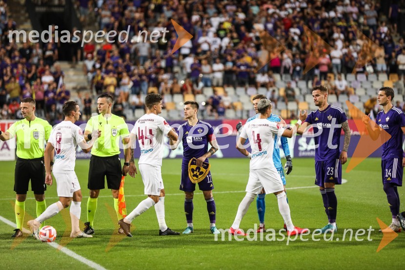 Nogometna tekma NK Maribor : CFR Cluj
