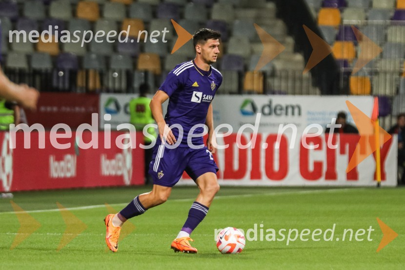  Sven Karić, nogometaš, NK MariborNogometna tekma NK Maribor : CFR Cluj