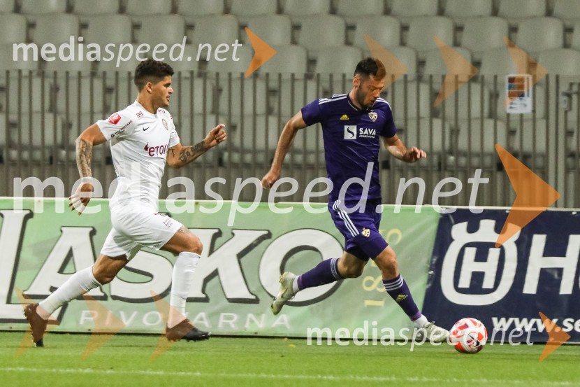  ... ;  Roko Baturina, nogometaš, NK MariborNogometna tekma NK Maribor : CFR Cluj