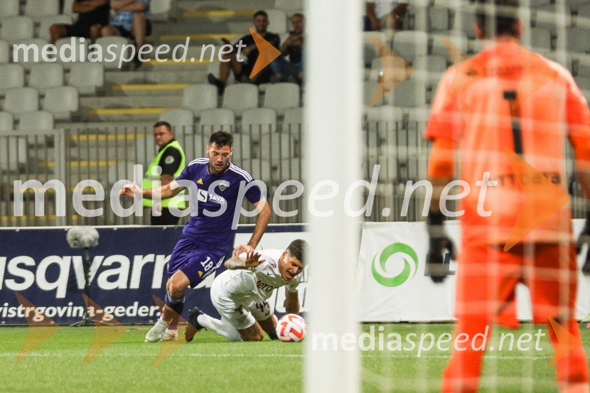  Roko Baturina, nogometaš, NK MariborNogometna tekma NK Maribor : CFR Cluj