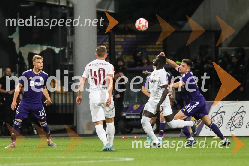  Aljaž Antolin, nogometaš, NK Maribor;  Lovro Cvek, nogometaš, CFR Cluj;  Bismark Adjei-Boateng, nogometaš, CFR Cluj;  Marko Božić, nogometaš NK MariborNogometna tekma NK Maribor : CFR Cluj