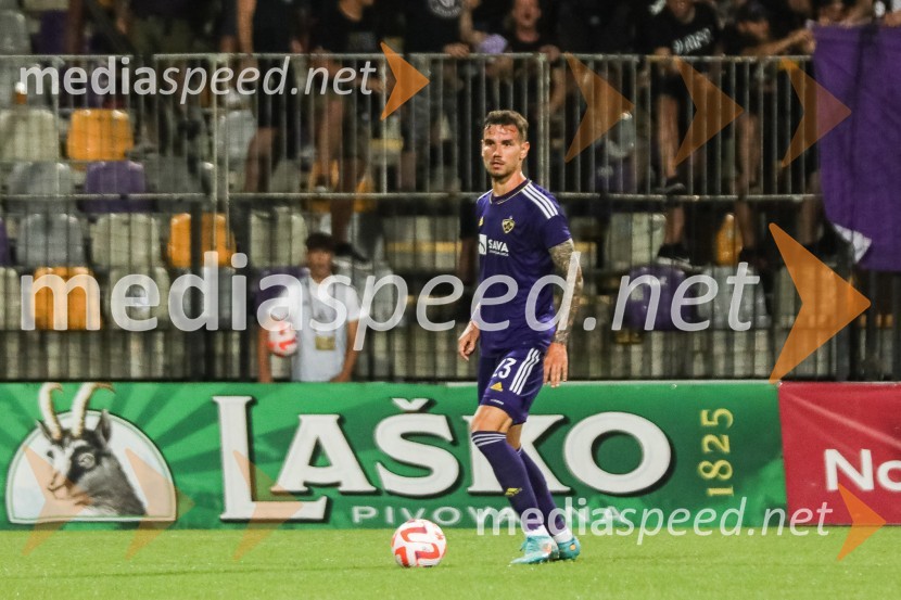  Luka Uskoković, nogometaš, NK MariborNogometna tekma NK Maribor : CFR Cluj