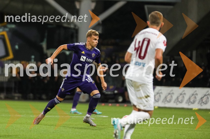  Aljaž Antolin, nogometaš, NK MariborNogometna tekma NK Maribor : CFR Cluj