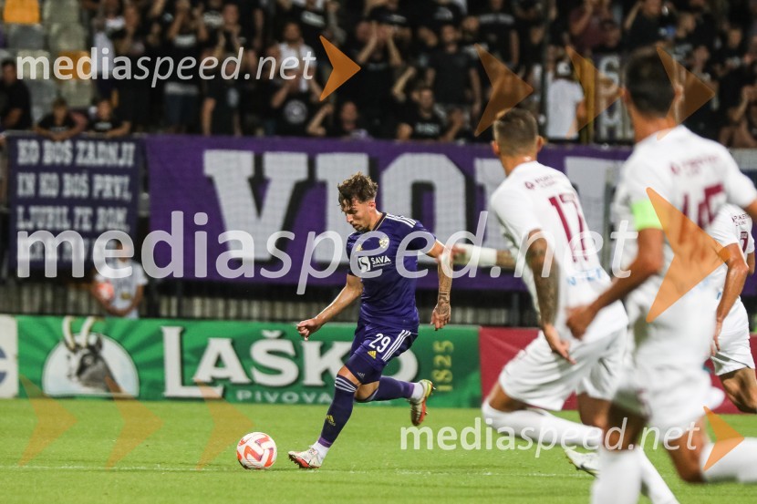  Andraž Žinič, nogometaš, NK MariborNogometna tekma NK Maribor : CFR Cluj