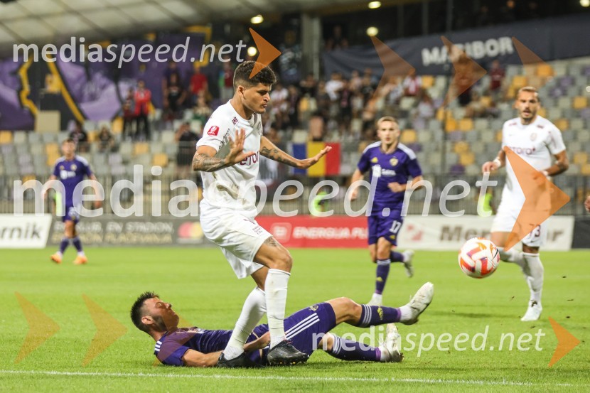  Roko Baturina, nogometaš, NK Maribor;  ... Nogometna tekma NK Maribor : CFR Cluj