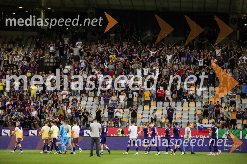 Nogometna tekma NK Maribor : CFR Cluj