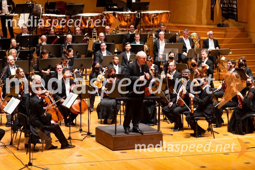  Manfred  Honeck, dirigentPianistka HÉLÈNE GRIMAUD in Simfonični orkester iz Pittsburgha, Festival Ljubljana 2022