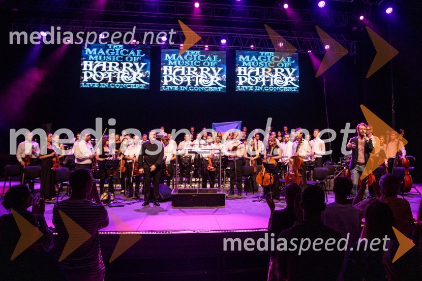  Taras  Martynyk, dirigent;  Chris Rankin, igralecČarobna glasba iz Harryja Potterja, Festival Ljubljana 2022