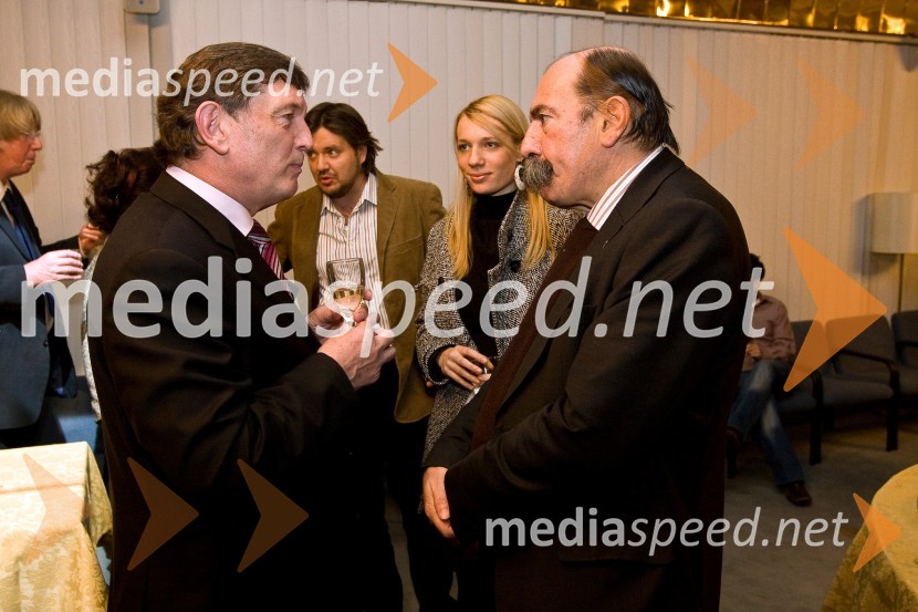 Uroš Lajovic, dirigent in Marjan Zlobec, novinar in kritikKnez Igor, premiera opere