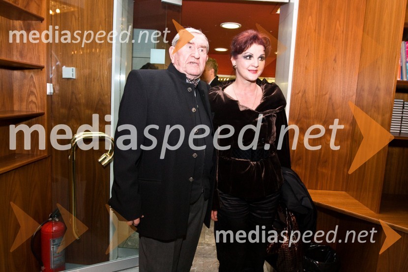 Jurij Souček, igralec in Milena Morača, operna pevka (nastopajoča v predstavi)Knez Igor, premiera opere