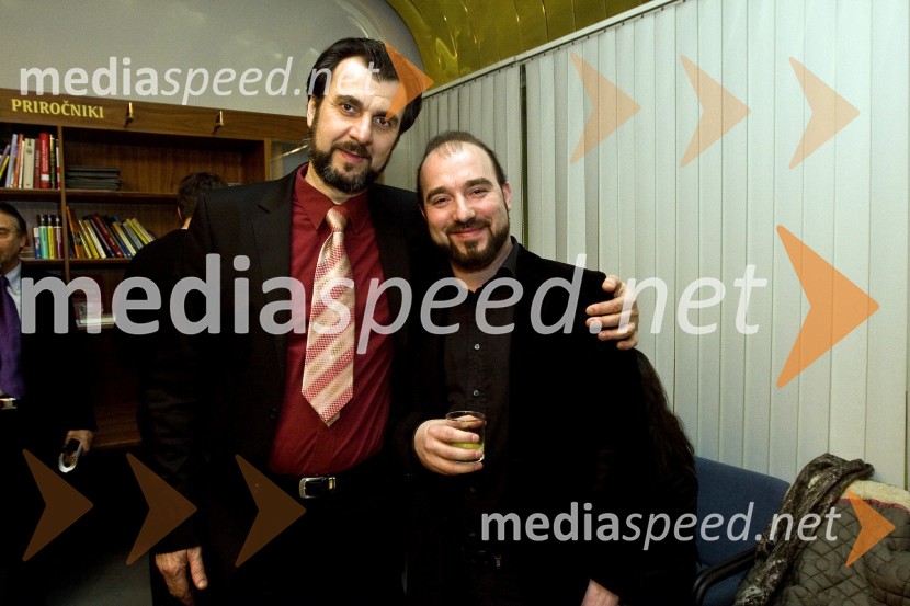 Robert Vrčon in Jože Vidic, operna pevcaKnez Igor, premiera opere