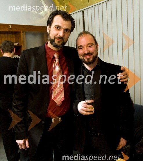 Robert Vrčon in Jože Vidic, operna pevcaKnez Igor, premiera opere