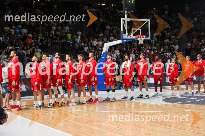 Košarkarska tekma Slovenija : Hrvaška