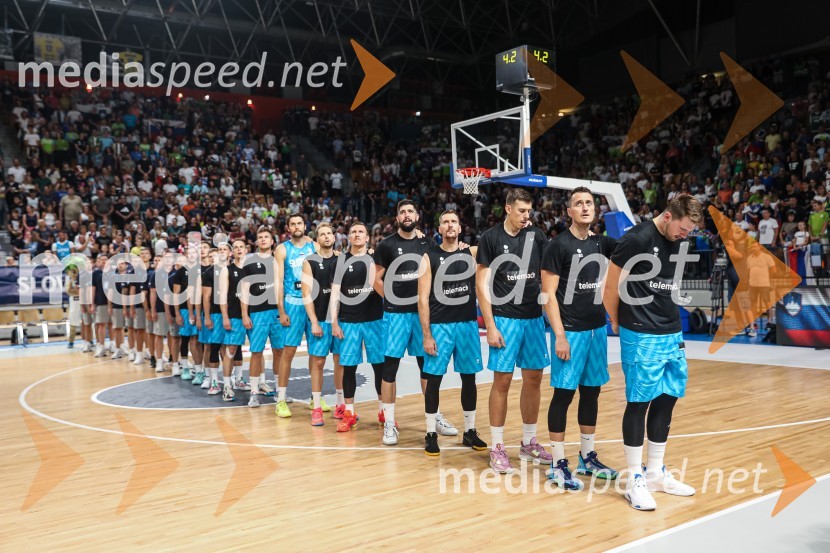 Košarkarska tekma Slovenija : Hrvaška