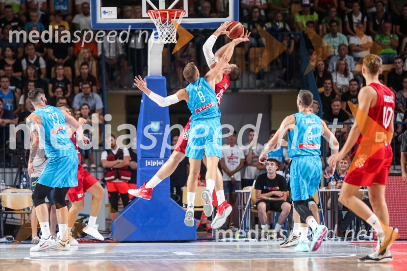 Košarkarska tekma Slovenija : Hrvaška