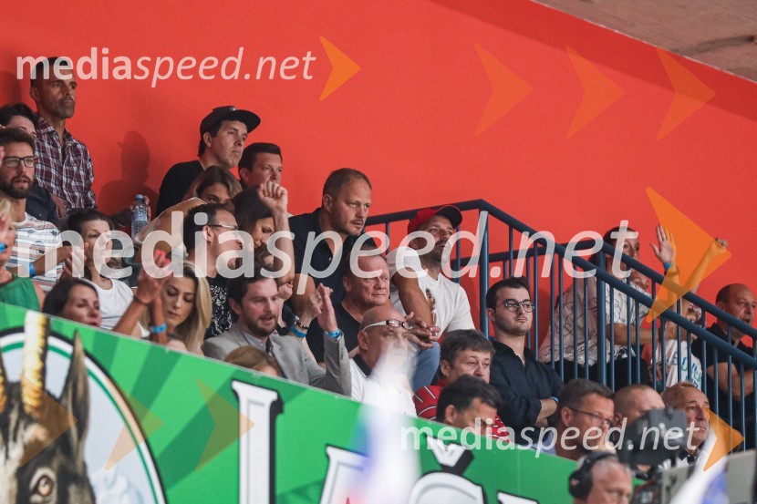  Radoslav Nesterović, generalni sekretar KZSKošarkarska tekma Slovenija : Hrvaška