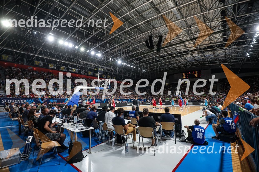 Košarkarska tekma Slovenija : Hrvaška