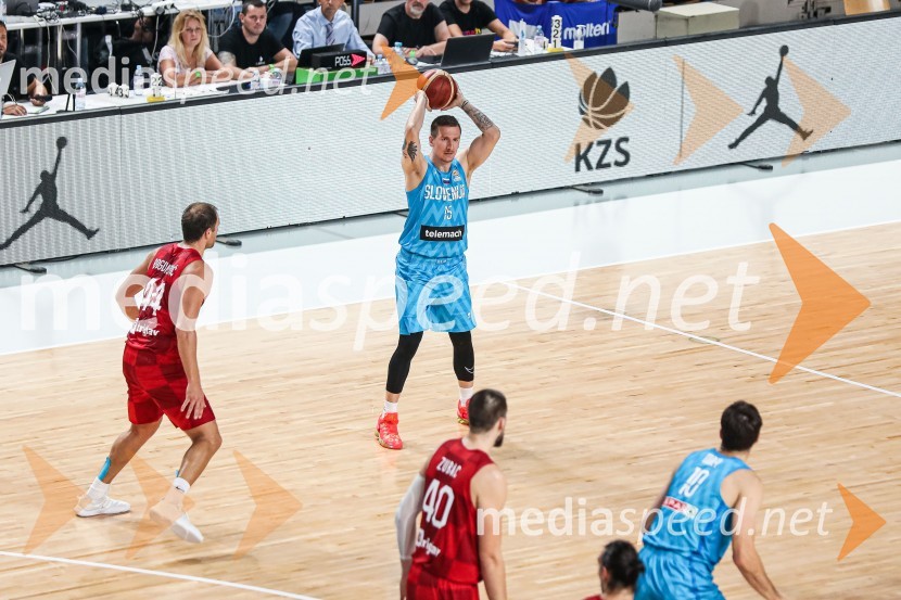 Košarkarska tekma Slovenija : Hrvaška