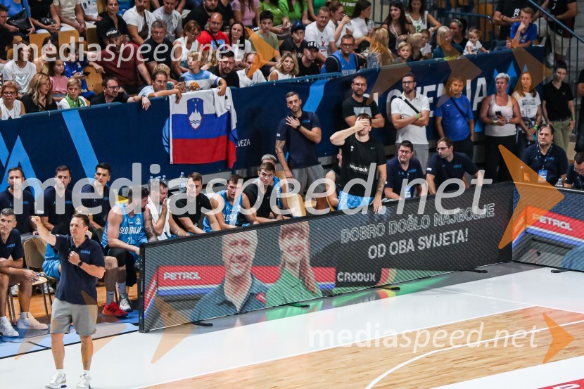 Košarkarska tekma Slovenija : Hrvaška