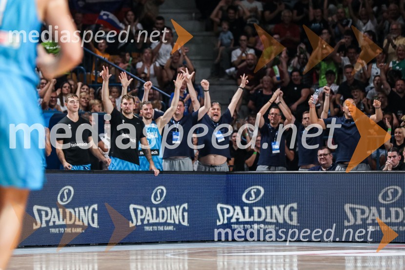 Košarkarska tekma Slovenija : Hrvaška