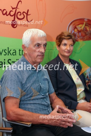  Ivan Koncut, upokojeni učitelj športa;  Martina  Bukovec, Zavod za turizem in razvoj Lendava, sektor za turizemNovinarska konferenca Festival Vinarium