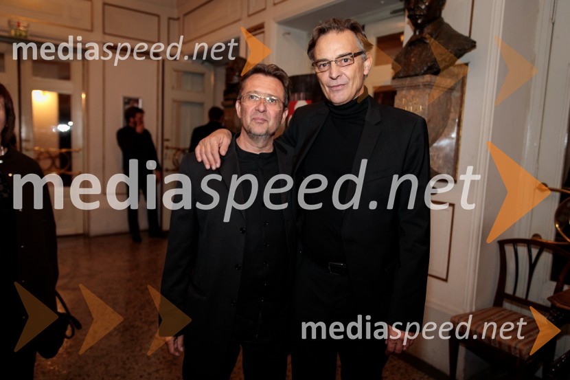  Roman Uranjek, IRWIN;   Igor  Samobor, igralecRoman Uranjek, poslovil se je akademski slikar iz skupine Irwin