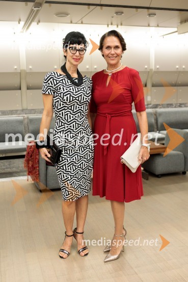 Dr. Jerca Legan Cvikl, antropologinja in predsednica Fundacije Femmes Sans Fronitières;  Andrea Volenik, Mc Donalds Slovenija, generalna direktoricaJuan Diego Florez, Festival Ljubljana 2022