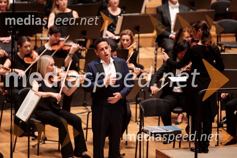  Juan Diego Flórez, tenor;  Oksana Lyniv, dirigentkaJuan Diego Florez, Festival Ljubljana 2022