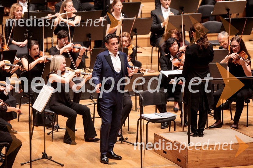  Juan Diego Flórez, tenor;  Oksana Lyniv, dirigentkaJuan Diego Florez, Festival Ljubljana 2022
