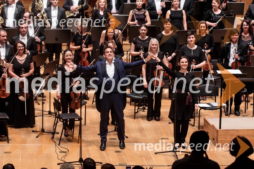  Juan Diego Flórez, tenor;  Oksana Lyniv, dirigentkaJuan Diego Florez, Festival Ljubljana 2022