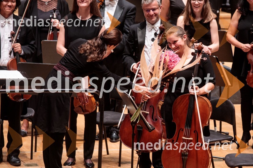  Oksana Lyniv, dirigentka;  ... Juan Diego Florez, Festival Ljubljana 2022