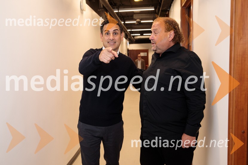  Juan Diego Flórez, tenor;  Darko  Brlek, direktor in umetniški vodja, Festival LjubljanaJuan Diego Florez, Festival Ljubljana 2022