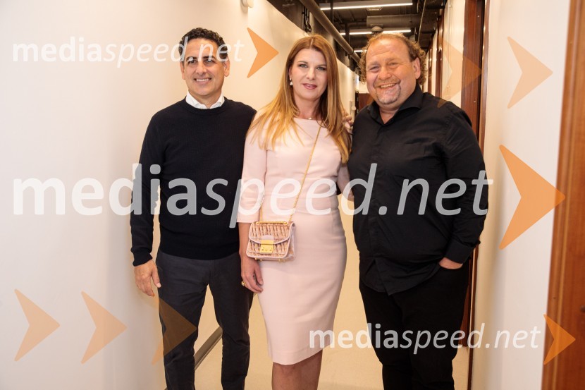  Juan Diego Flórez, tenor;  Janja Lamberger;  Darko  Brlek, direktor in umetniški vodja, Festival LjubljanaJuan Diego Florez, Festival Ljubljana 2022