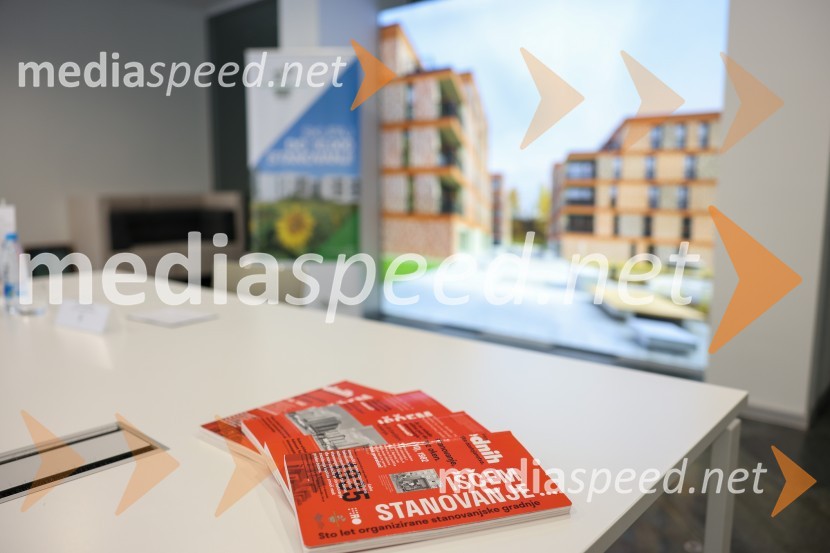 Novinarska konferenca SSRS ob pridobitvi nepovratnih sredstev za gradnjo novih najemnih stanovanj