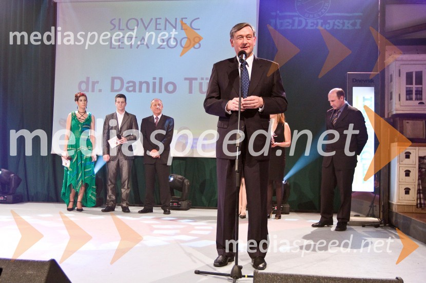 Danilo Türk, predsednik Slovenije in Slovenec leta 2008Slovenec leta 2008