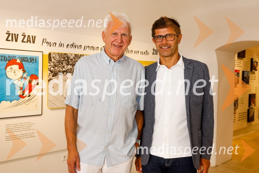  Andrej Šifrer, glasbenik;  Matjaž Rakovec, župan Mestne občine KranjAndrej Šifrer, 70 let-NIČ proti VEČnosti