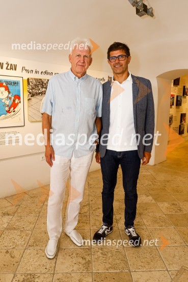  Andrej Šifrer, glasbenik;  Matjaž Rakovec, župan Mestne občine KranjAndrej Šifrer, 70 let-NIČ proti VEČnosti