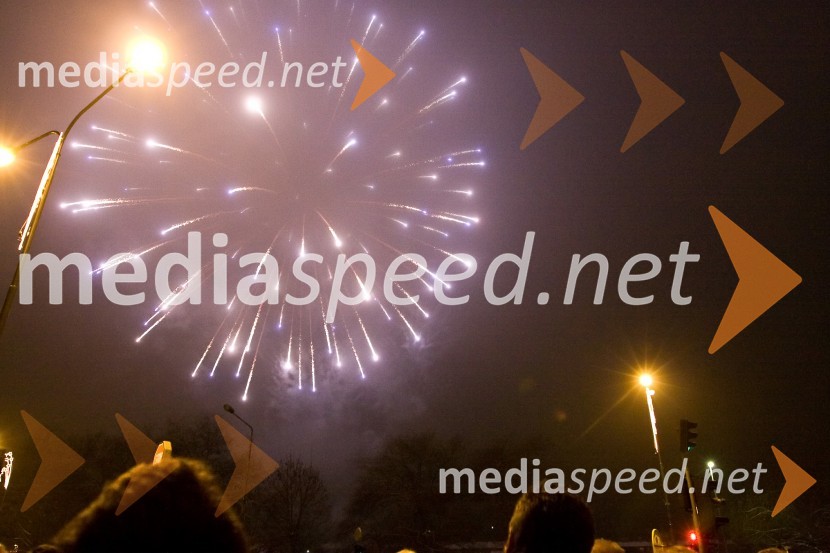 Ognjemet po prireditviSlovenec leta 2008