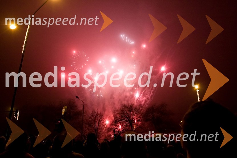 Ognjemet po prireditviSlovenec leta 2008