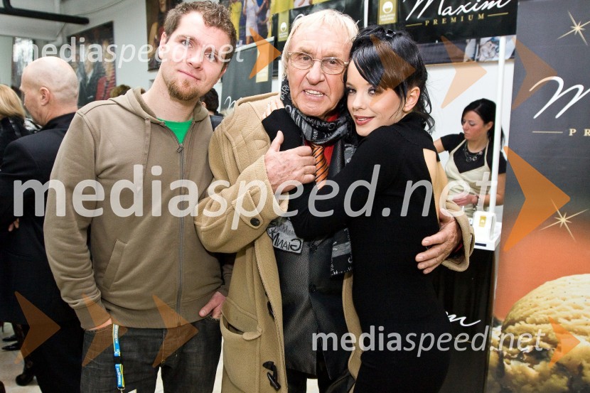 Anže Furlan, fotograf, Tone Fornezzi Tof, novinar in častni Slovenec leta 2008 in Sabina Mali, pevka, Playboyevo dekle in Miss Hawaiian Tropic 2007Slovenec leta 2008