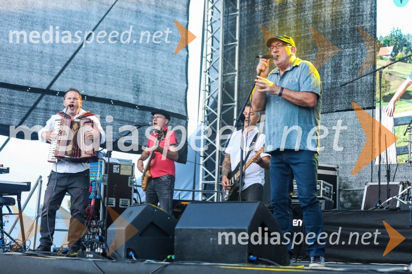  Jure Tori, glasbenik;  Mitja Tori, skupina Orlek;  Vlado Poredoš, glasbenik, skupina OrlekSvetovno prvenstvo v odbojki 2022, Slovenija - Kamerun